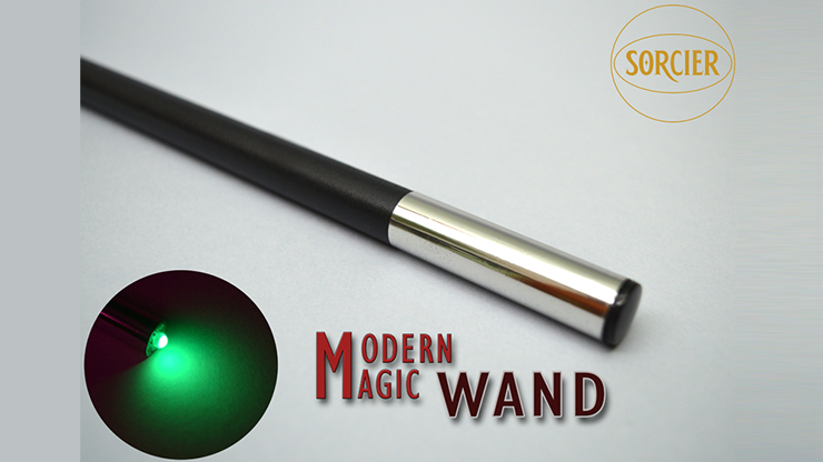 Modern Light Wand GREEN - Sorcier Magic