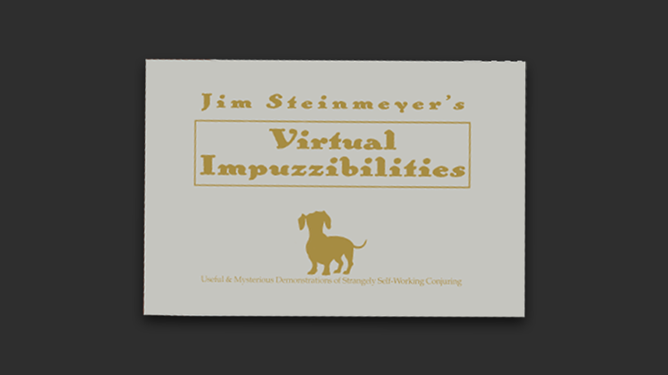 Virtual Impuzzibilities - Jim Steinmeyer  Book