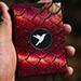 Marvelous Hummingbird Feathers (Red) Playing Cards - Kellar