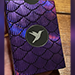 Marvelous Hummingbird Feathers (Purple) Playing Cards - Kellar