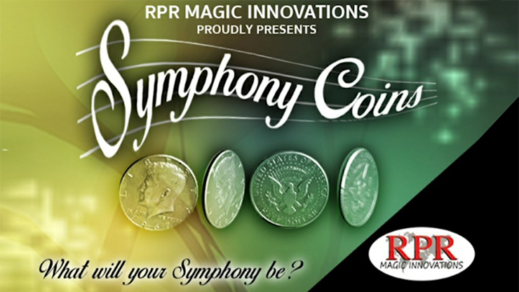 Symphony Coins (English Penny) Gimmicks and Online Instructions - RPR Magic Innovations