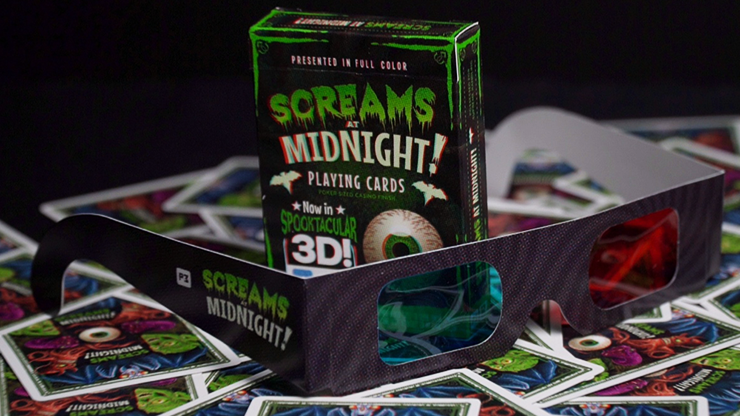 Screams at Midnight Playing Cards (3DGlasses INCLUDED)