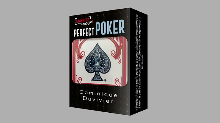 Perfect Poker (Gimmicks and Online Instructions) - Dominique Duvivier