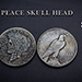 PEACE SKULL HEAD COIN - Men Zi  Magic