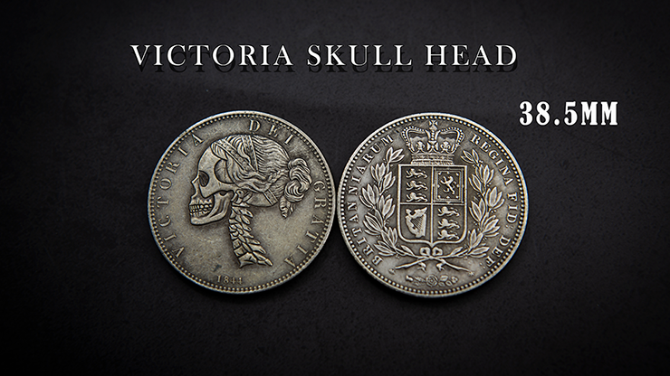 VICTORIA SKULL HEAD COIN - Men Zi  Magic