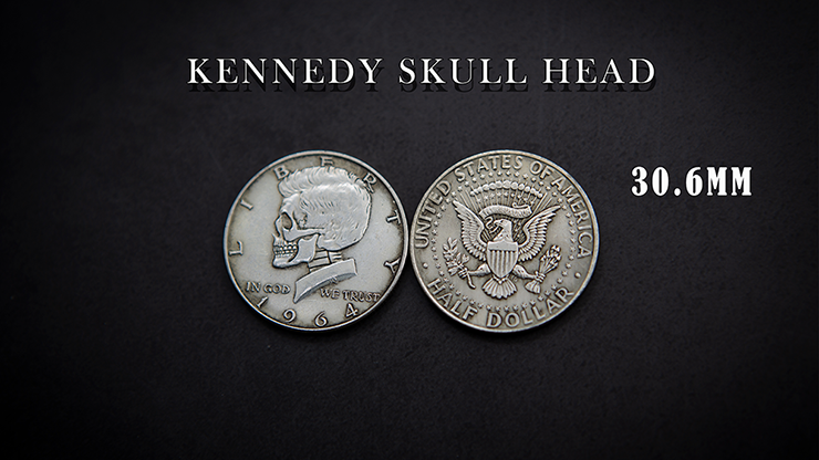 KENNEDY SKULL HEAD COIN - Men Zi  Magic