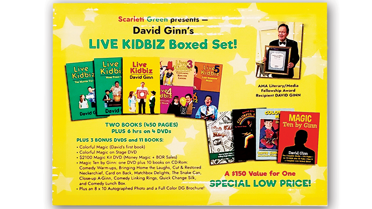 LIVE KIDBIZ BOXED SET - David Ginn  Book