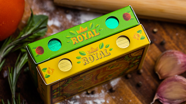 The Royal Pizza Palace (Gilded) Playing Cards Set - Riffle Shuffle