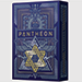 Pantheon Azure Playing Cards - Giovanni Meroni