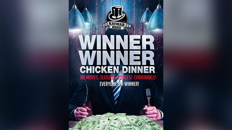 WINNER WINNER CHICKEN DINNER (Gimmicks and Online Instructions) - Kaymar Magic