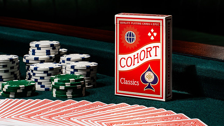 Red V2 Cohorts (Luxurypressed E7) Playing Cards