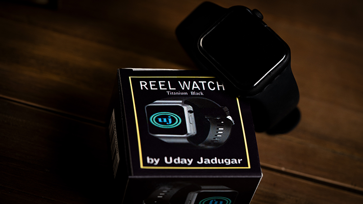 REEL WATCH Titanium Black with black band smart watch (KEVLAR) - Uday Jadugar