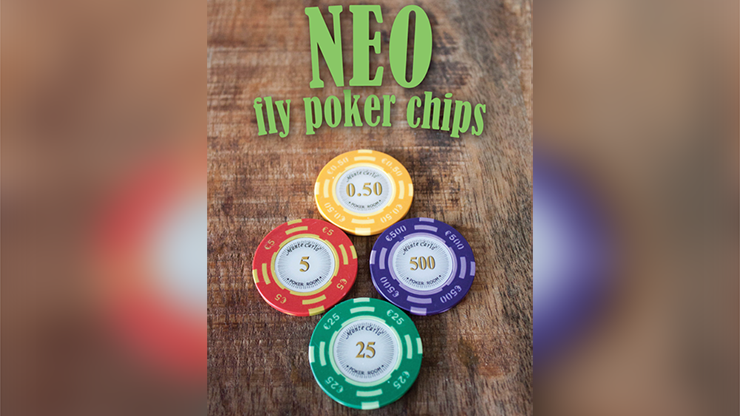 Neo Fly Poker Chips (Gimmicks and Online Instructions) - Leo Smetsers