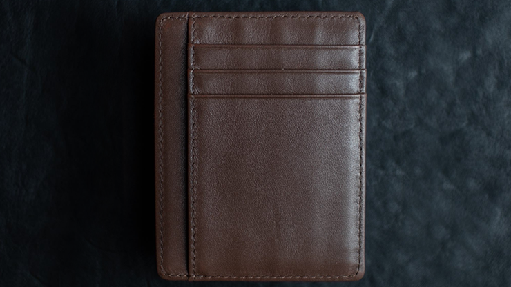 Limited Edition Shadow Wallet Bourbon Tan Leather (Gimmick and Online Instructions) - Dee Christopher and 1914