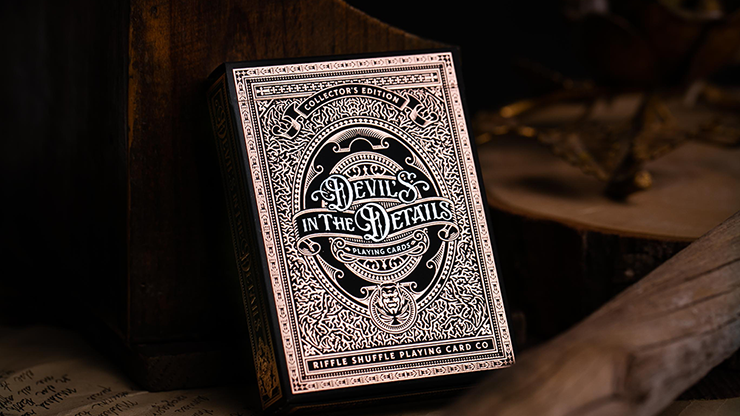 Devil's in the Details Rose Gold Playing Cards