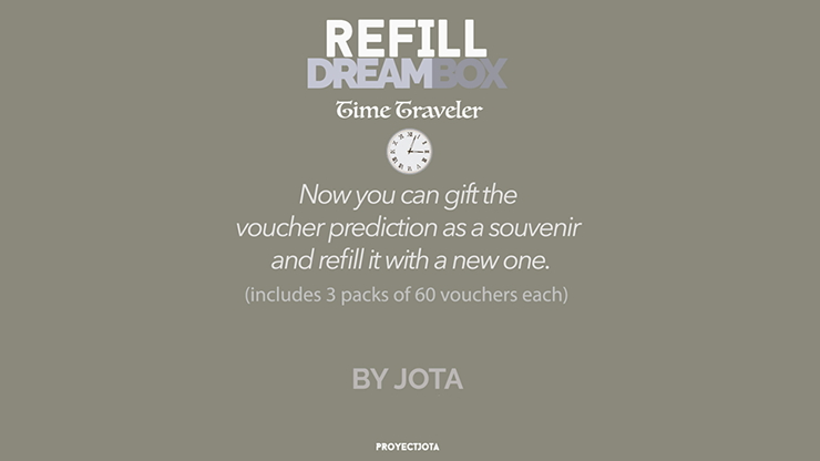 DREAM BOX TIME TRAVELER GIVEAWAY / REFILL - JOTA