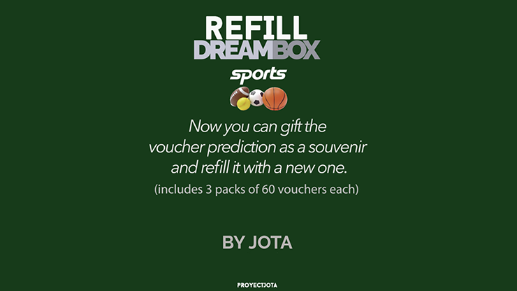 DREAM BOX SPORTS GIVEAWAY / REFILL - JOTA