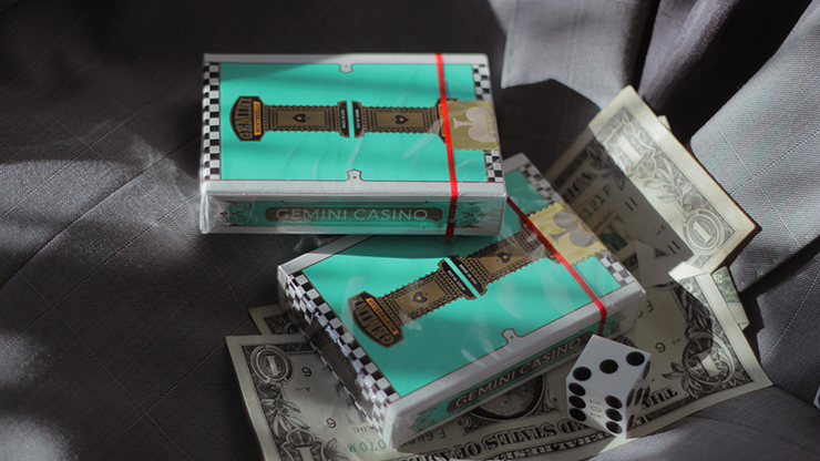 Gemini Casino Turquoise Playing Cards  - Gemini