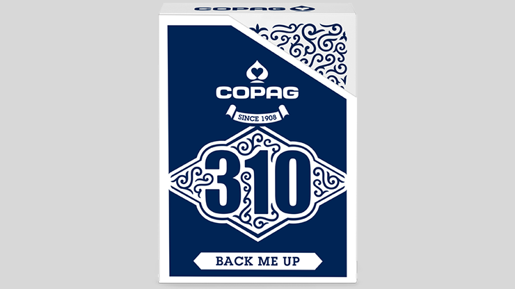 Copag 310 Back Me Up (Blue) - Cartas Bicycle