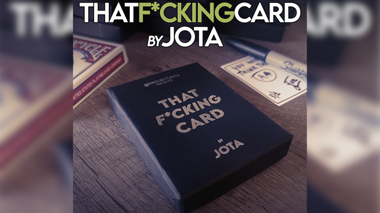 That f*cking card (Gimmick and Online Instructions) - JOTA