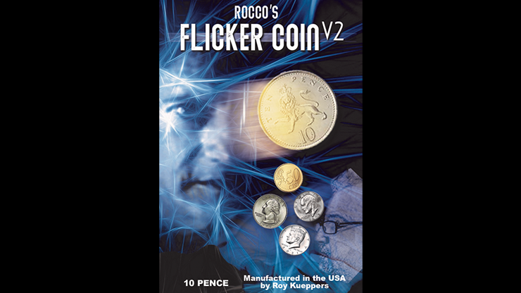 FLICKER COIN V2 (UK 10 Pence) - Rocco