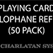 Playing Card Cellophane Refills (50 Units)