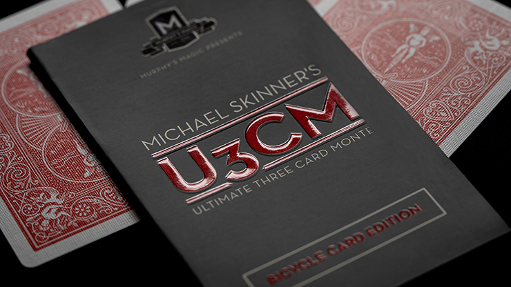 Michael Skinner`s Ultimate 3 Card Monte (Red) by Murphy