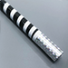 The Ultra Cane (Appearing / Metal) Black / White Stripe - Bond Lee