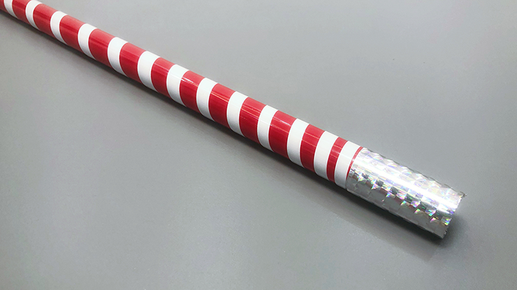 The Ultra Cane (Appearing / Metal) Red/ White Stripe - Bond Lee