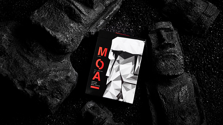 Moai Red Edition Playing Cards by Bocopo : マジックショップ