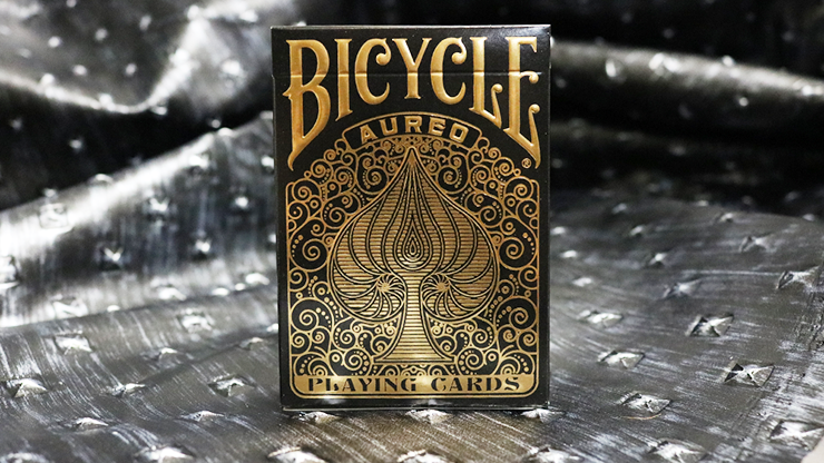 Bicycle Aureo Black Playing Cards Murphy s Magic Supplies Inc