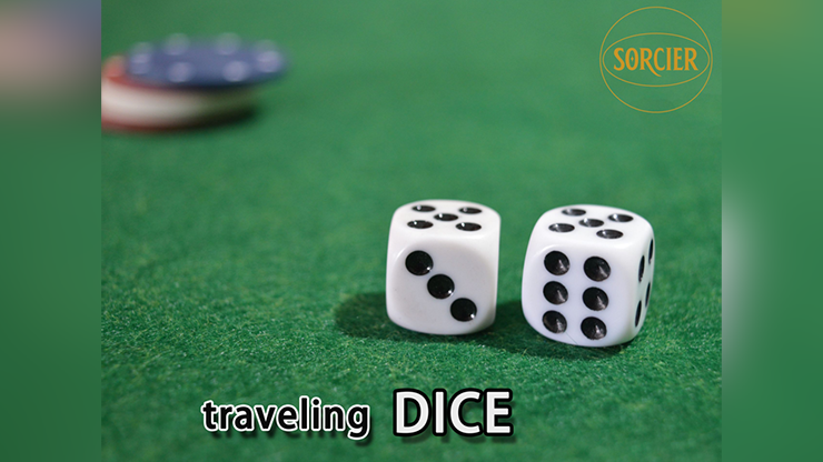 Traveling Dice WHITE - Sorcier Magic