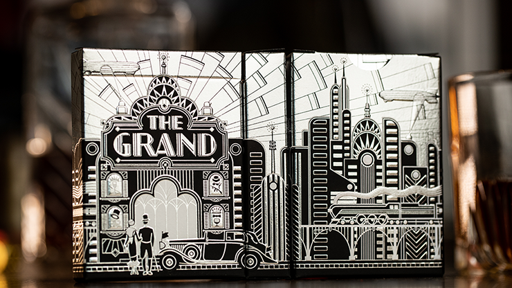 The Grand Silver Allure Playing Cards - Riffle Shuffle