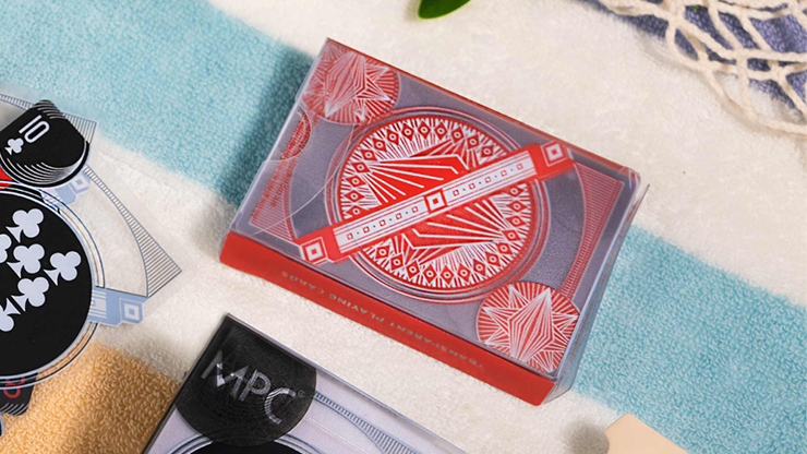 Red Transparent Playing Cards - MPC