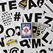 Bicycle Special LETTERS Blue Playing Cards (plus 10 Online Effects)