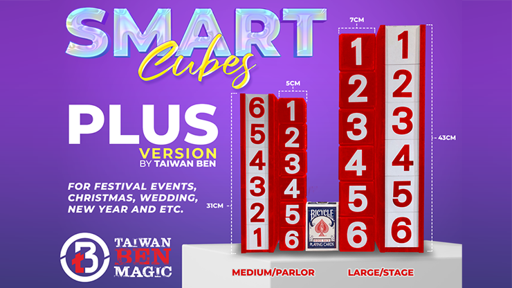 Smart Cubes PLUS RED (Medium / Parlor) - Taiwan Ben