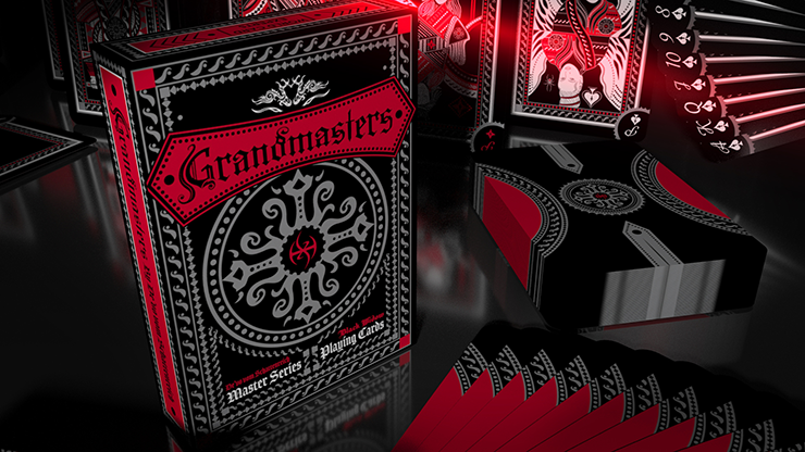 Grandmasters Black Widow Spider Edition (Standard) Playing Cards - HandLordz