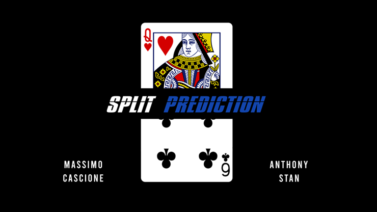 Split Prediction Blue (Gimmicks and online instructions) - Massimo Cascione & Anthony Stan