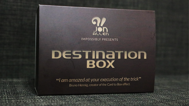 DESTINATION BOX (Gimmicks & Online Instructions) - Jon Allen