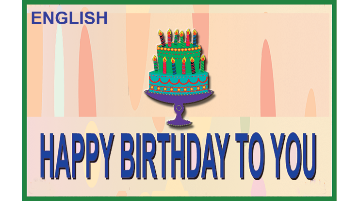 HAPPY BIRTHDAY TORN AND RESTORED (English) 25 PK. - Uday's Magic World  TRICK