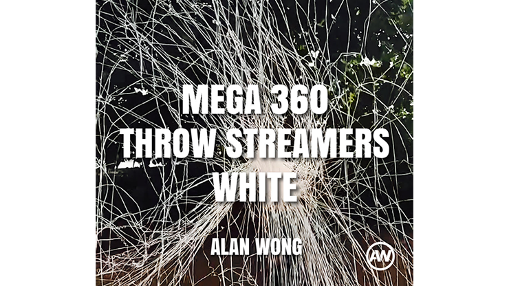 MEGA 360 Throw Streamers WHITE - Alan Wong