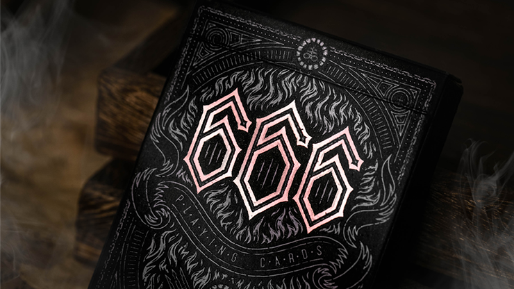 666 V4 (Rose Gold) Playing Cards - Riffle Shuffle