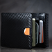 FPS Zeta Wallet Black (Gimmicks and Online Instructions) - Magic Firm
