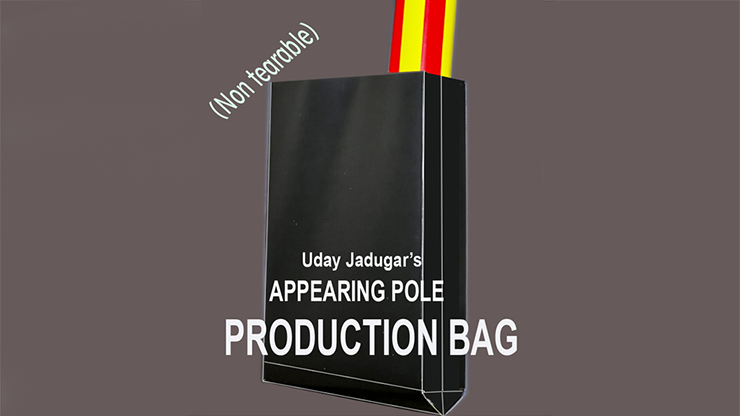 APPEARING POLE BAG BLACK (Gimmicked / No Tear) - Uday Jadugar