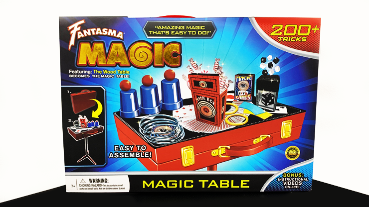 NEW WOODEN TABLE MAGIC SHOW - Fantasma Magic