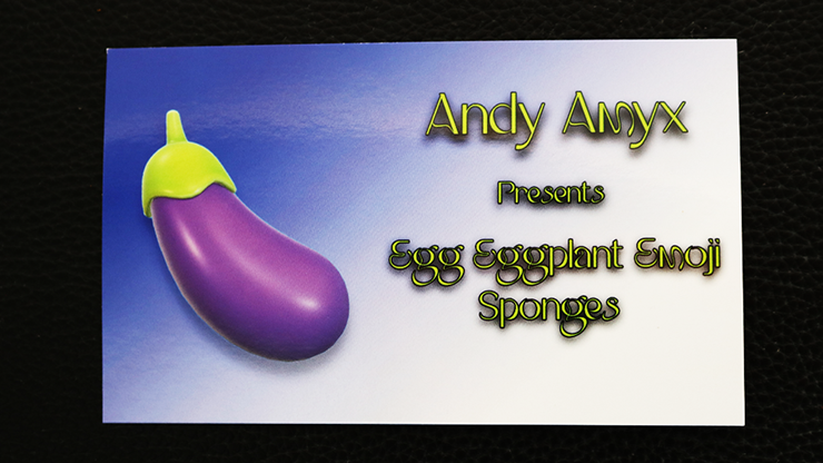 Sponge Emoji EGGPLANT (4PK.) - Andy Amyx