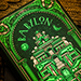 Ba-lon (Forest Green) Playing Cards - Riffle Shuffle