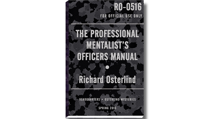 The Professional Mentalist's Officers Manual  - Richard Osterlind  Book