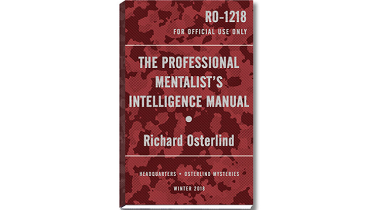 The Professional Mentalist's Intelligence Manual  - Richard Osterlind  Book