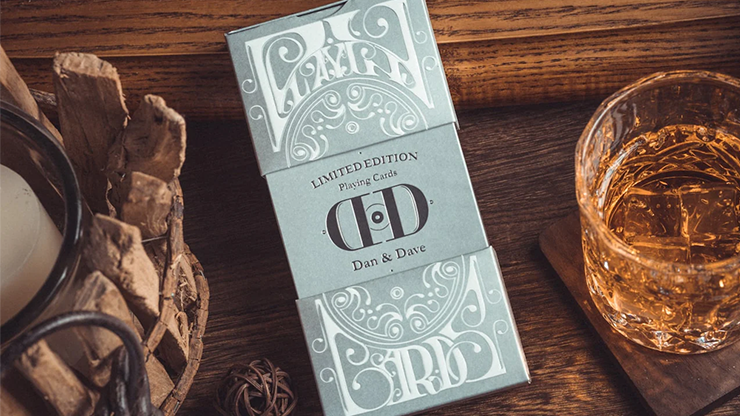 Smoke & Mirrors V8, Silver (Deluxe) Edition Playing Cards - Dan & Dave